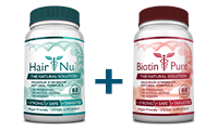HairNu (1 Bottle) + Biotin Pure (1 Bottle)